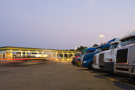 Trucks at Truck Stops