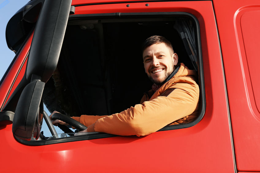 Young Male Truck Driver 